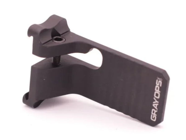 Gray Ops CNC Bag Stop Straight - "SHORTY" Arca Mount