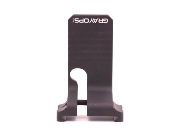 Gray Ops CNC Bag Stop Straight - "SHORTY" Arca Mount